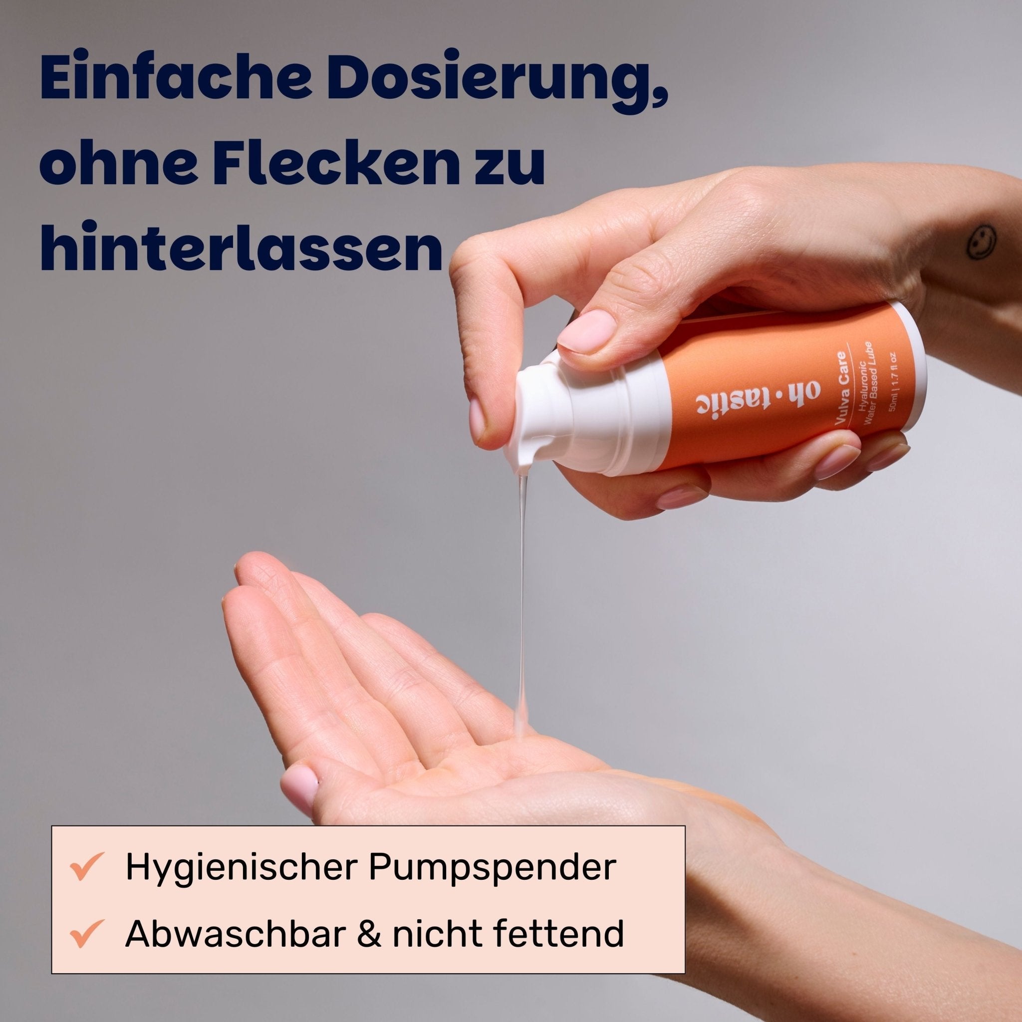 ohtastic-Gleitgel-Dosierung