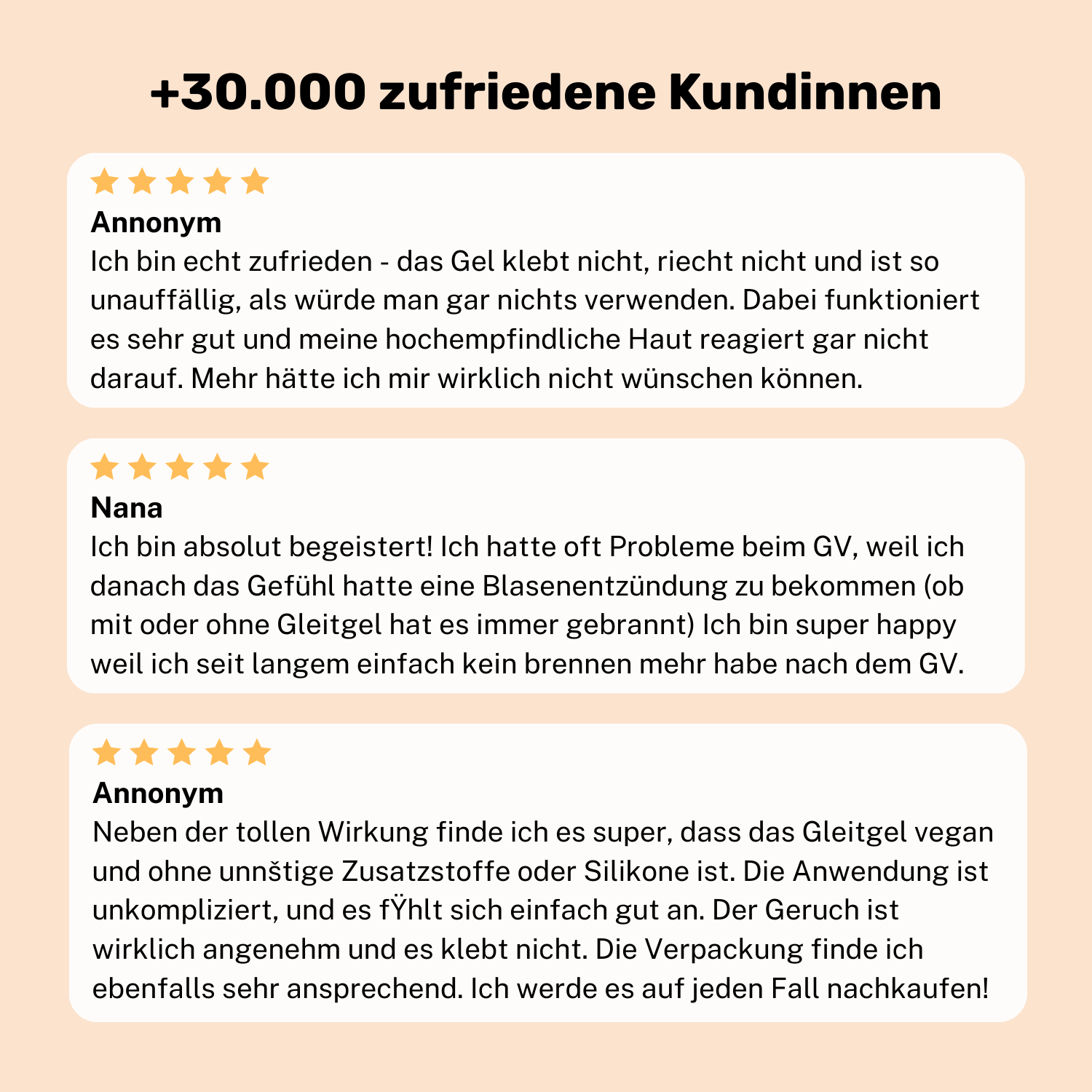 ohtastic Intim Gleitgel Bewertungen
