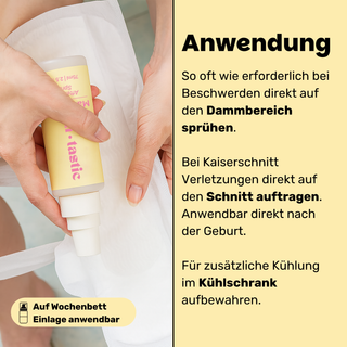 ohtastic Wochenbett Regenerationsspray Anwendung Sprühen